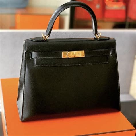 hermes kelly 28 black box calf|Hermes kelly bag 1981.